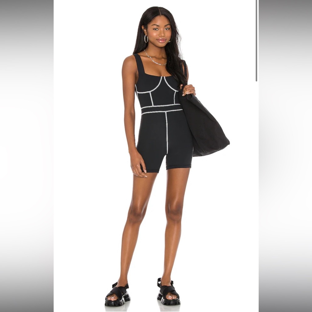 WeWoreWhat Corset Short Bodysuit